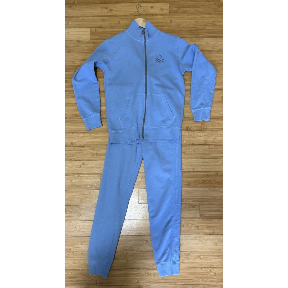 Vintage Baby Blue United Colors of Benetton Boys Sweatsuit (US 13/14)🇮🇹 Retro